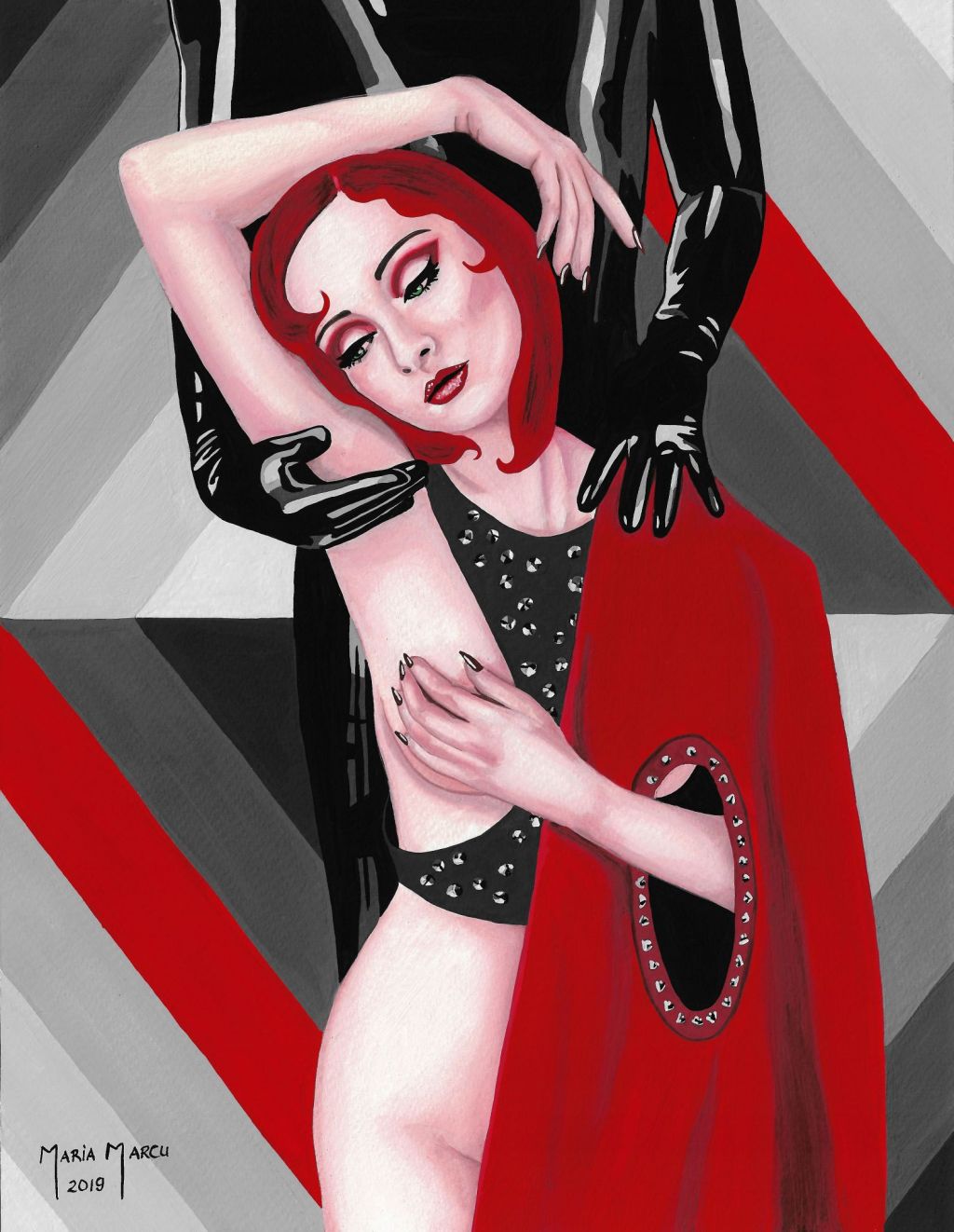 GOTHIC SLAVE – ORIGINAL FETISH ART, DOMINATION EROTICA, EROTIC POP&nbsp;ART