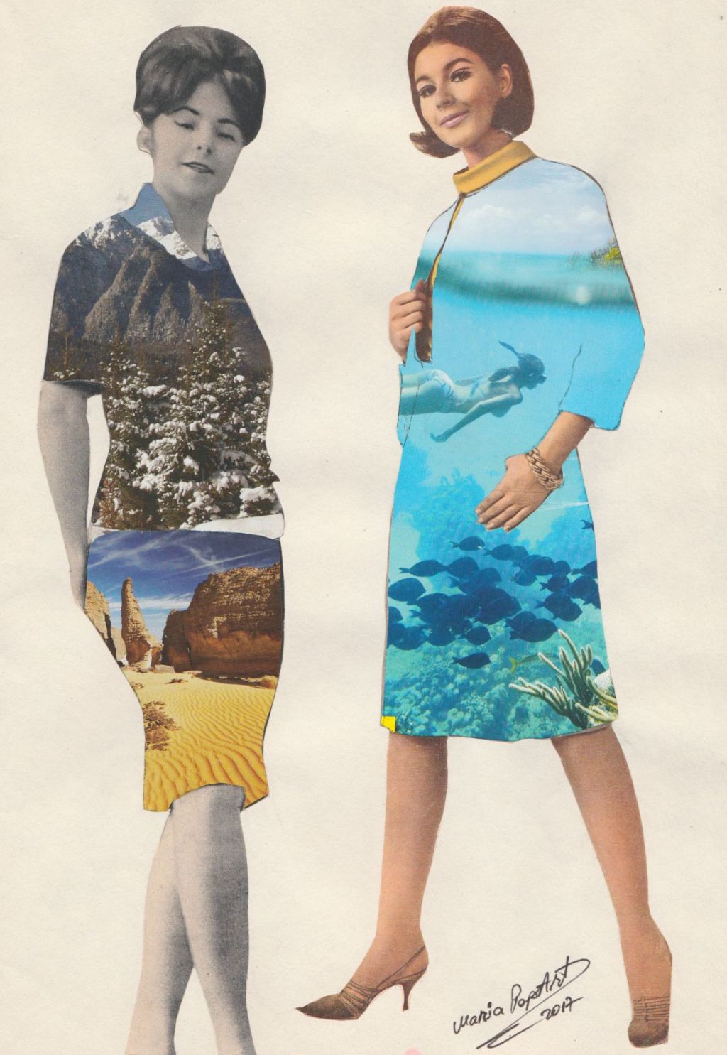 HUMAN NATURE – ORIGINAL POP ART COLLAGE, ARTISTIC&nbsp;MANIFESTO