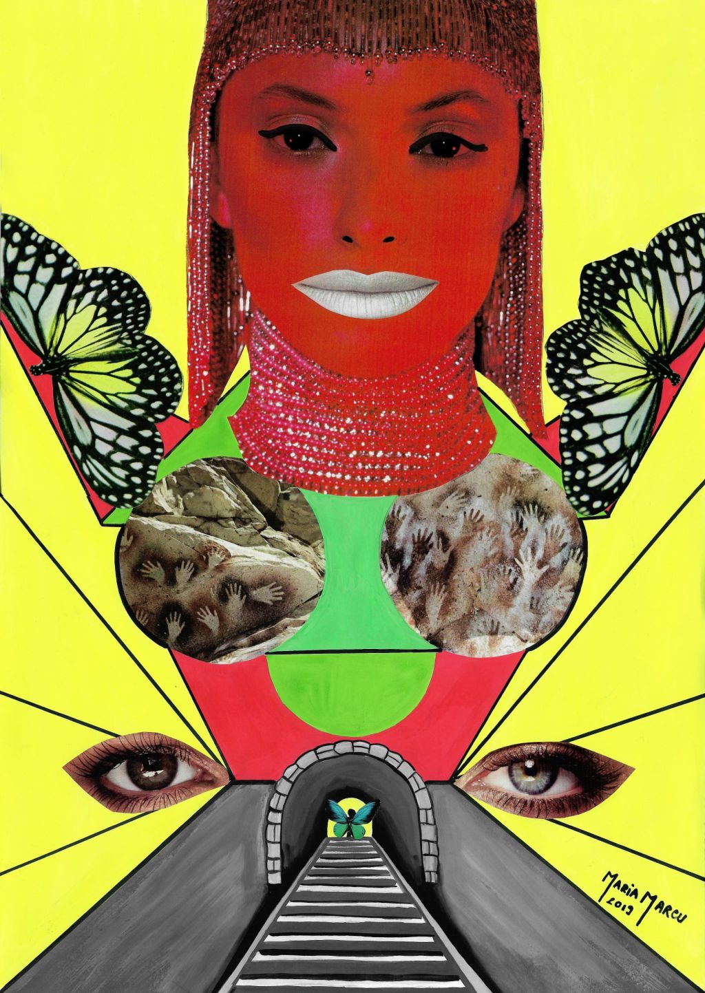 BUTTERFLY EFFECT – ORIGINAL POP ART MIXED MEDIA, VISUAL&nbsp;TRANSCENDENCE