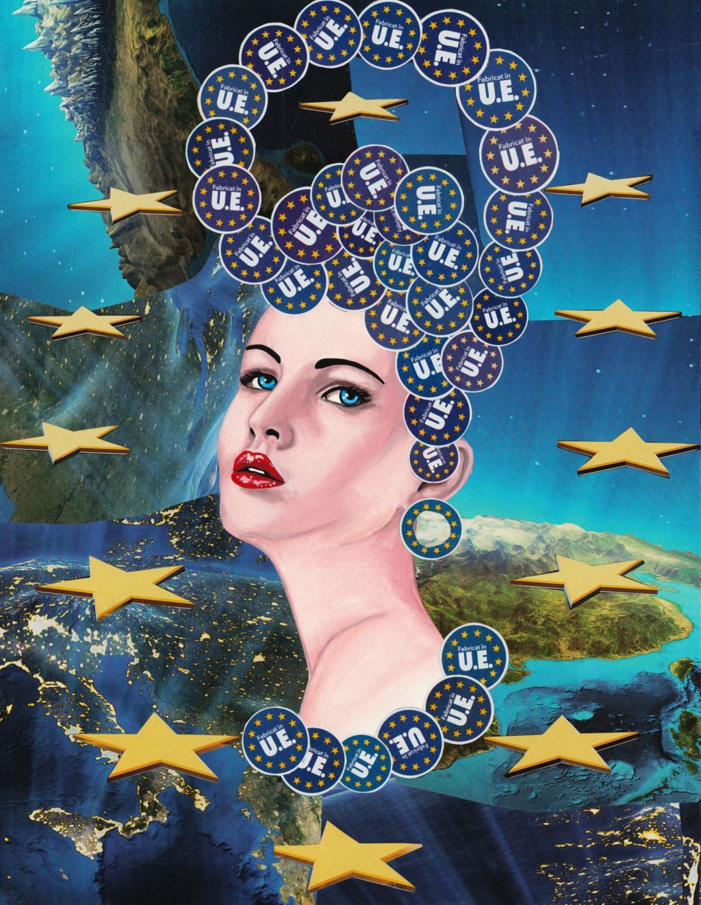 EUROPA – ORIGINAL MIXED MEDIA, ANTI-POLITICAL MANIFESTO & EX-COLONIAL&nbsp;POLITICS