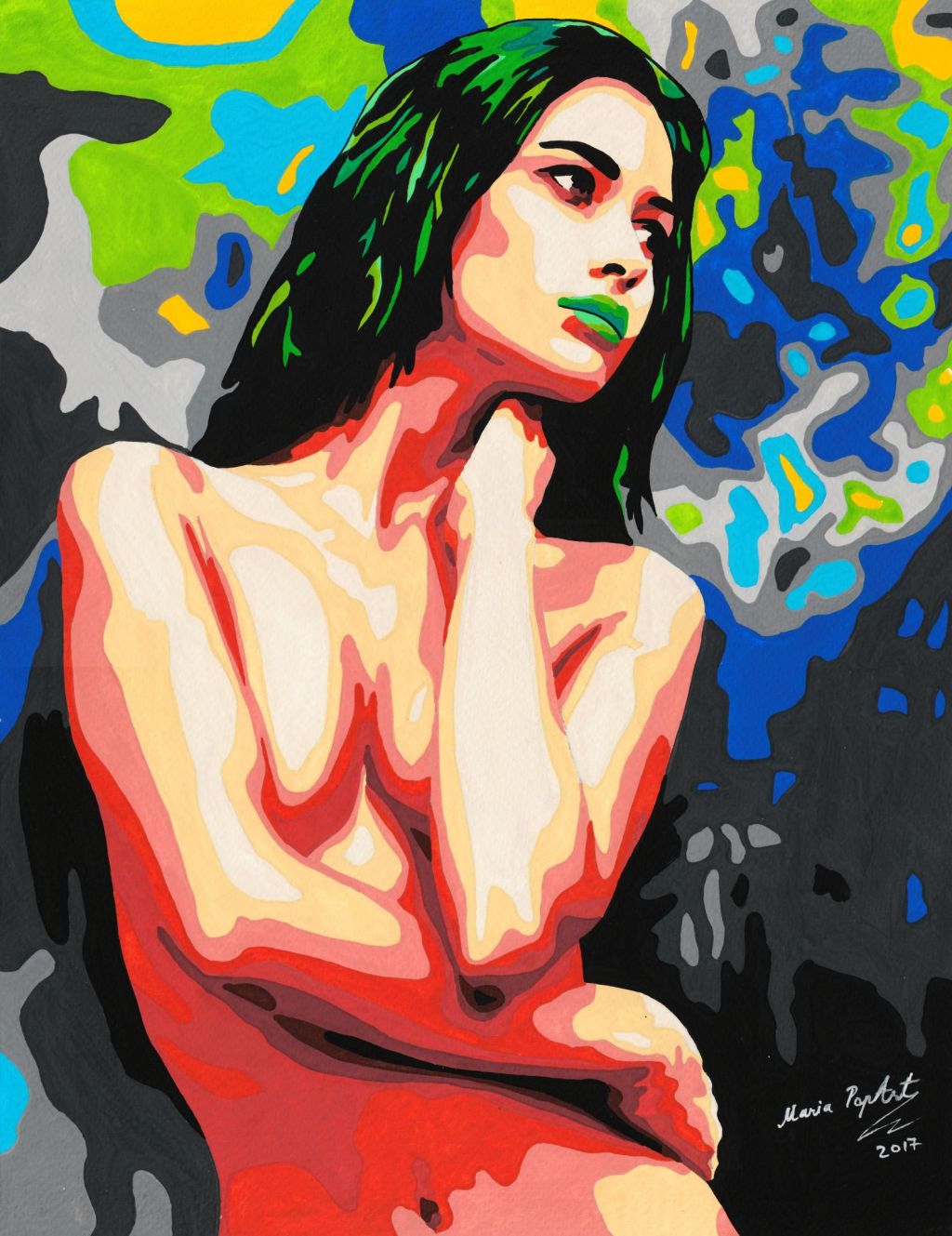 LA GRANDE BELEZZA – ORIGINAL EROTIC POP ART, ARTISTIC NUDE, MOVIE EROTICA, ETERNAL YOUTH&nbsp;PORTRAIT