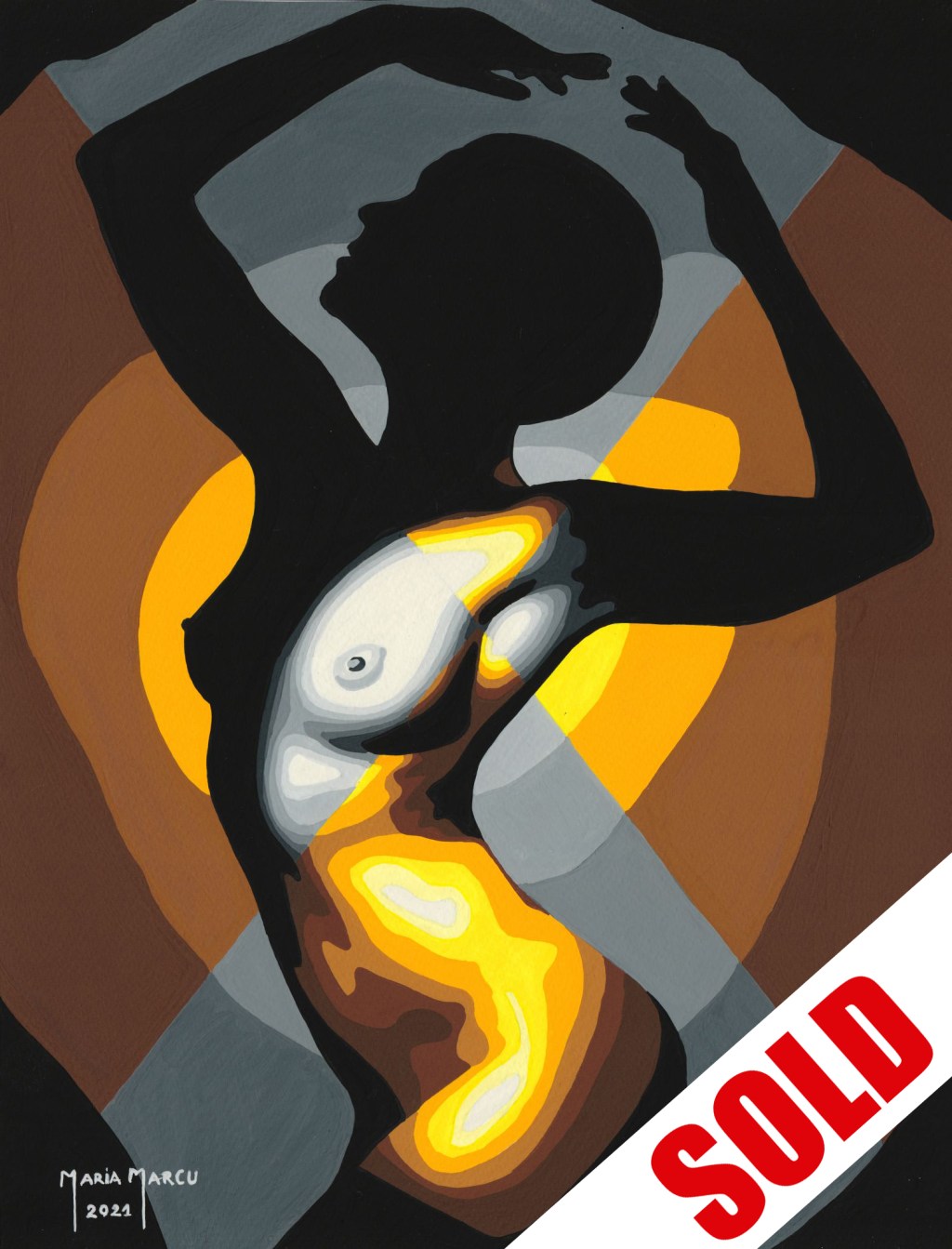 EYE OF RA – ORIGINAL EROTIC POP ART, SUN GODDESS ARTISTIC NUDE, NUDISM&nbsp;EROTICA