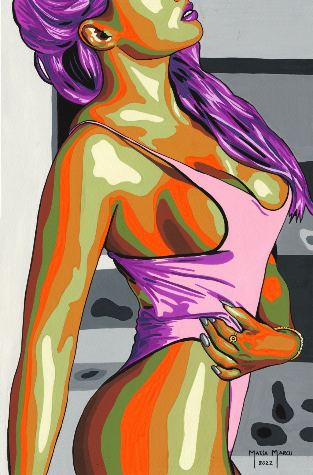 PHYSICAL – ORIGINAL EROTIC POP ART, AEROBICS EROTICA, TRIBUTE TO OLIVIA&nbsp;NEWTON-JOHN