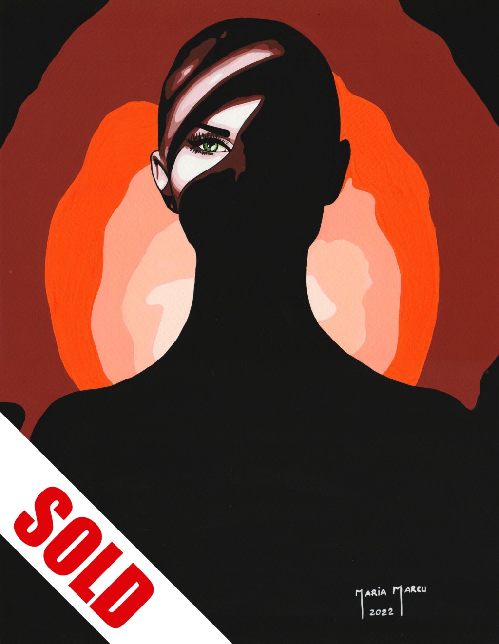 UNDERCOVER – ORIGINAL POP ART PORTRAIT, SHADOW & LIGHT FX, SECRET LOVE&nbsp;EROTICA