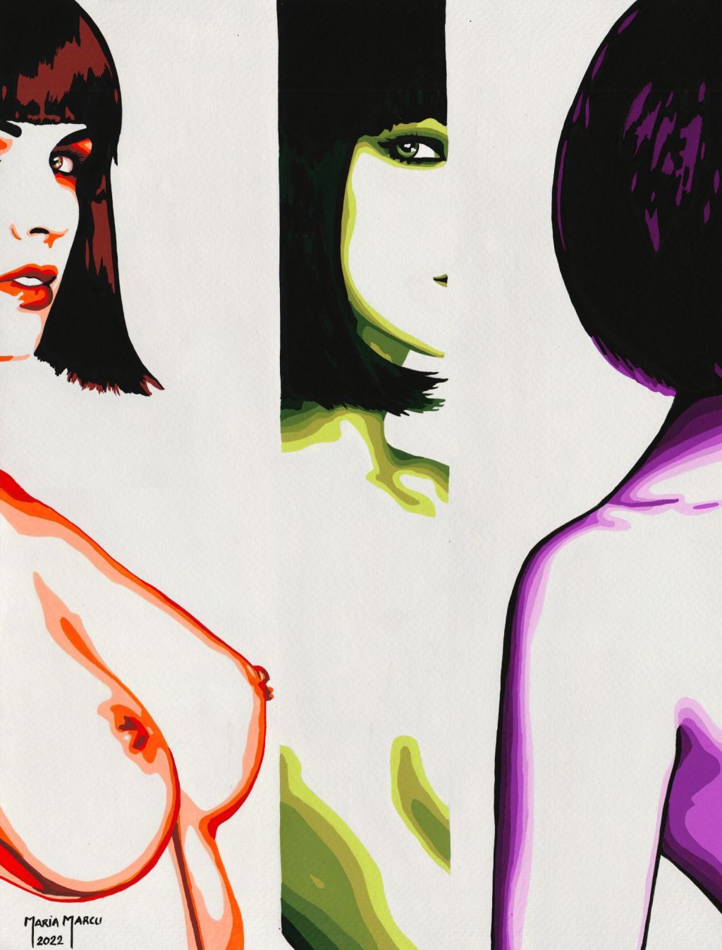 OFF GRID – ORIGINAL SEQUENTIAL EROTIC POP ART, WOMEN’S RIGHTS MANIFESTO, FEMINIST EROTICA