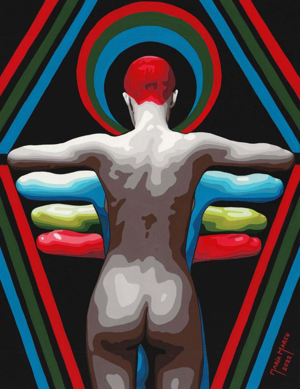 OMNIA VINCIT AMOR – ORIGINAL EROTIC POP ART, LOVE MANIFESTO EROTICA