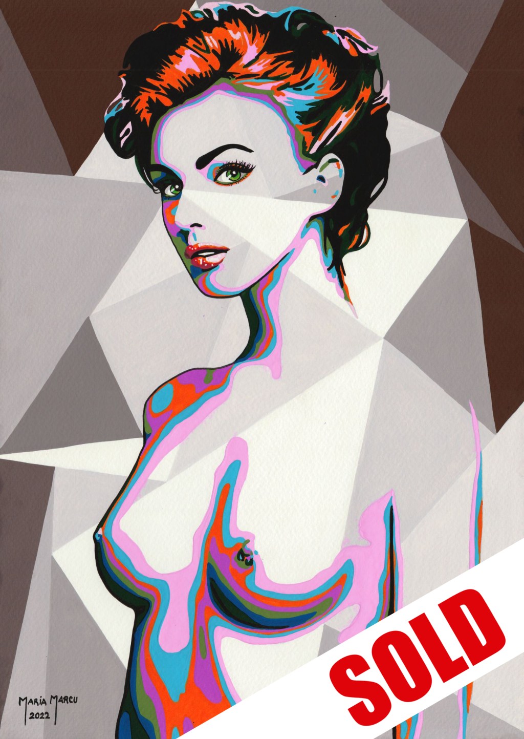 SHINE LIKE A DIAMOND – ORIGINAL EROTIC POP ART, SENSUAL EROTICA