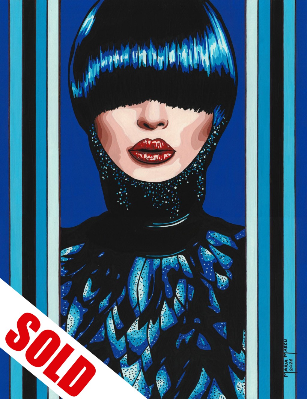 ANONYMOUS TEMPLAR – ORIGINAL POP ART PORTRAIT, ARTIST’S MANIFESTO, PRO ARTISTIC&nbsp;CREATION