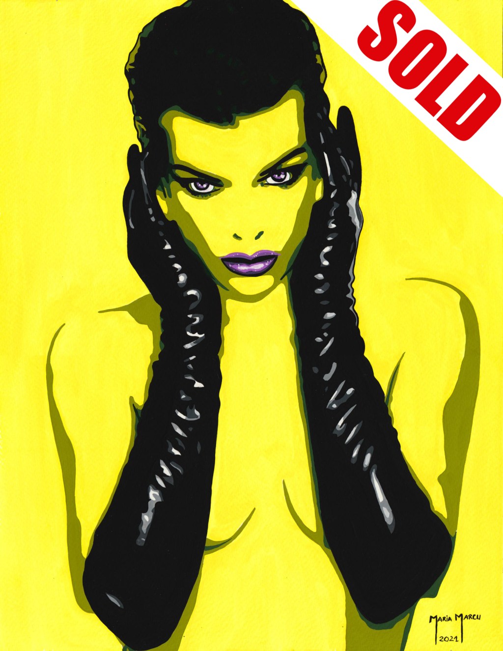 TELEPATHIC LOVE – ORIGINAL EROTIC POP ART, EXTRASENSORY, PARANORMAL&nbsp;EROTICA