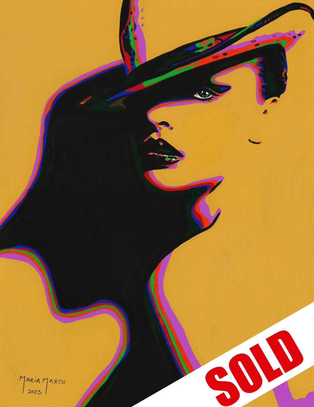 GLISSANDO – ORIGINAL POP ART PORTRAIT, SHADOW FX, DREAM&nbsp;EROTICA