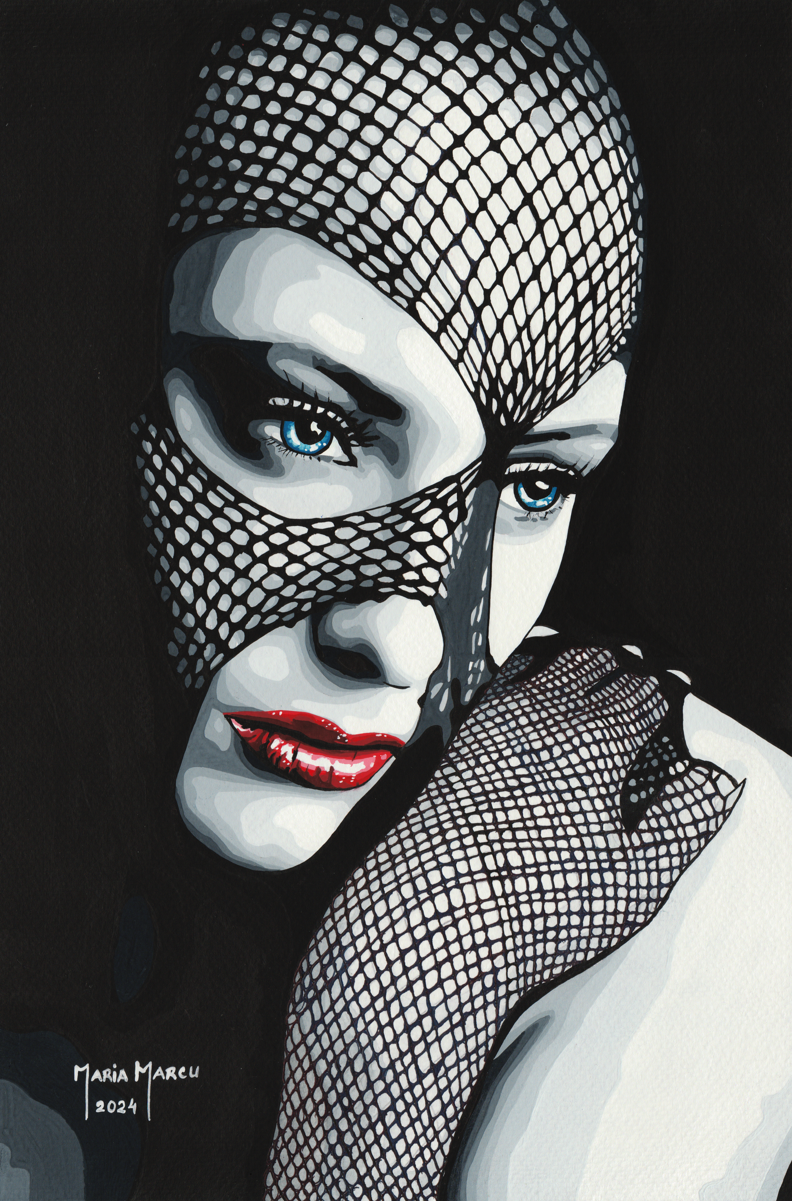 code-0232-exhibit-tempera-by-maria-marcu-popart-23x35cm