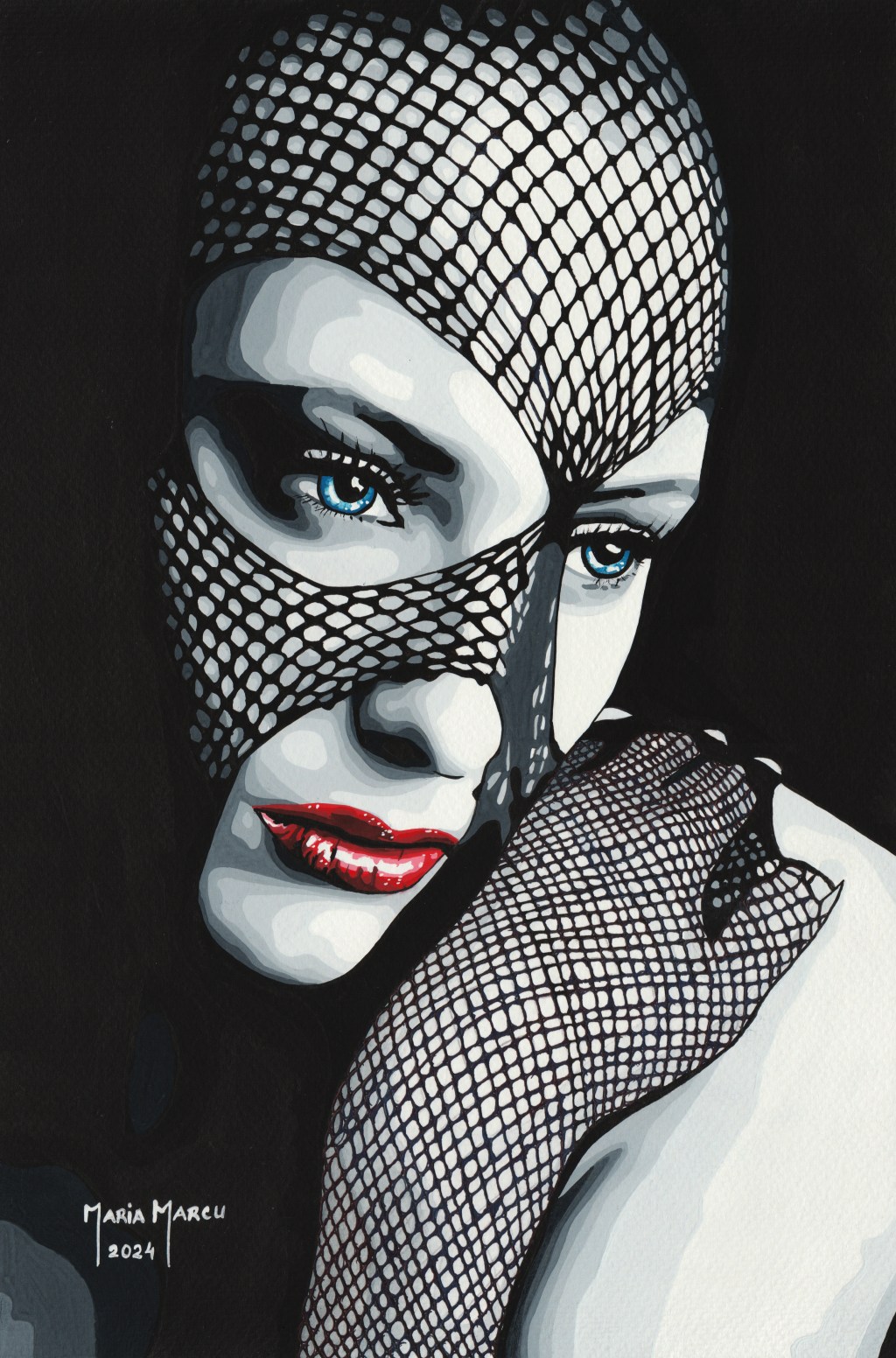 EXHIBIT – ORIGINAL POP ART, EROTIC PORTRAIT, REAL LIFE MANIFESTO, STOCKINGS&nbsp;EROTICA