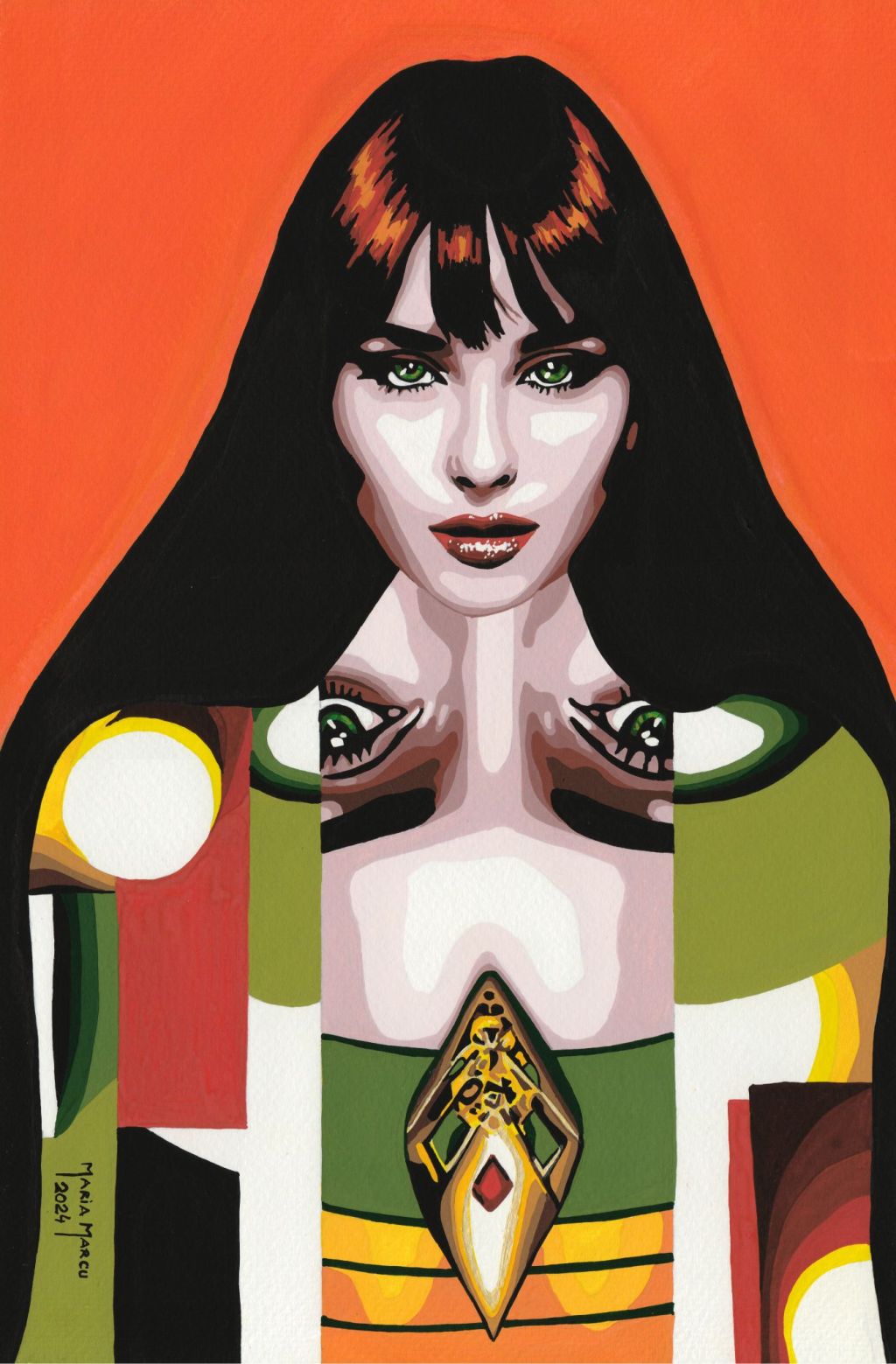 BIPOLAR – ORIGINAL FIGURATIVE POP ART, VISUAL SYMBOLISM,&nbsp;HYPOMANIA