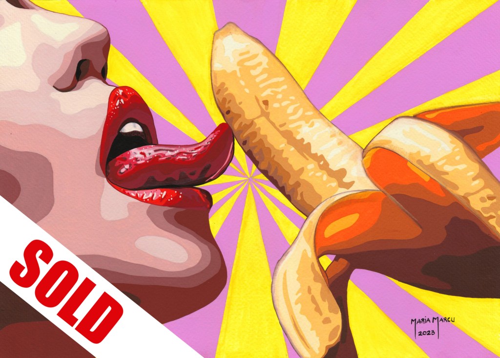 ISLAND OF DELIGHTS – ORIGINAL EROTIC POP ART, BANANA SYMBOLISM, TROPICAL&nbsp;EROTICA